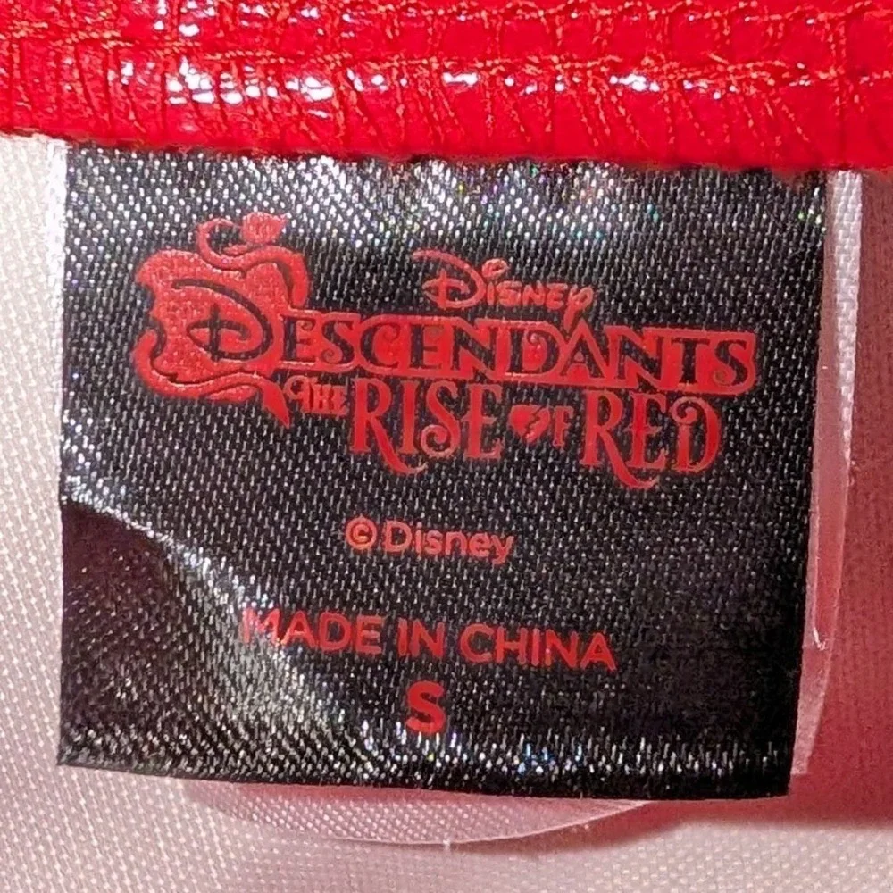 Disney Descendants Rise of Red Girls Small Spirit Halloween Costume Red Vest